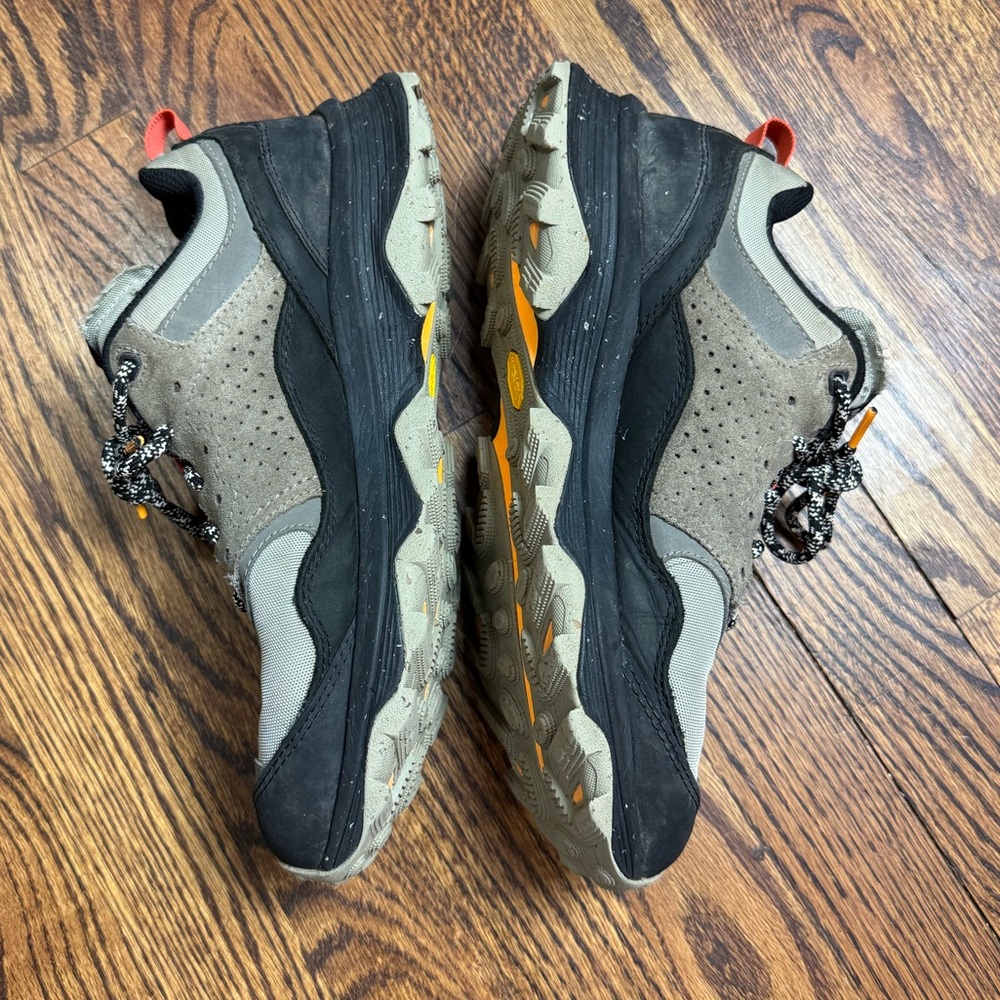 Merrell Speed Solo Hiking Shoes Men’s 9 Gray/Black Vibram Sole - Picture 7 of 12